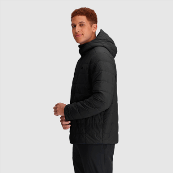 Anorak Negro Con Aislamiento Shadow Para Hombre De Investigación Al Aire Libre