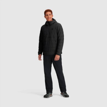 Anorak Negro Con Aislamiento Shadow Para Hombre De Investigación Al Aire Libre