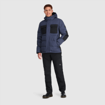 Outdoor Research Parka Del Campo Para Hombre Azul Marino/negro