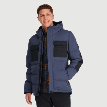 Outdoor Research Parka Del Campo Para Hombre Azul Marino/negro