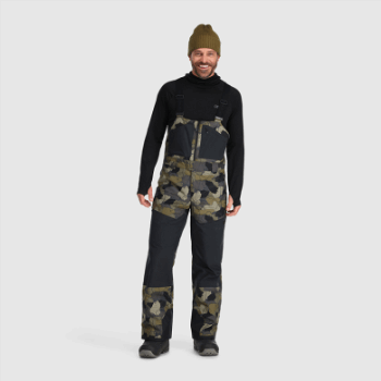 Baberos Para Hombre Snowcrew De Outdoor Research Loden Camo/black