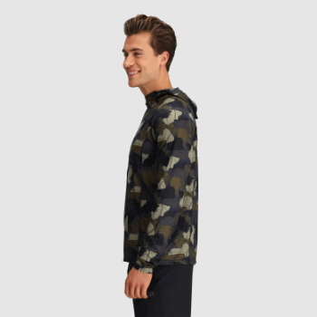 Sudadera Con Capucha Con Estampado Echo Para Hombre De Investigación Al Aire Libre Loden Camo
