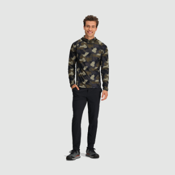 Sudadera Con Capucha Con Estampado Echo Para Hombre De Investigación Al Aire Libre Loden Camo