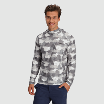 Sudadera Con Capucha Con Estampado De Eco Para Hombre De Investigación Al Aire Libre Camo De Nieve