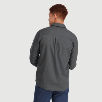 Camisa De Franela Kulshan Para Hombre De Investigación Al Aire Libre Peltre