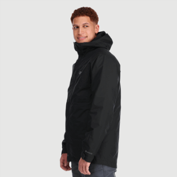 Outdoor Research Parka 3 En 1 Para Hombre Negra