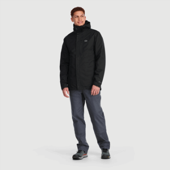 Outdoor Research Parka 3 En 1 Para Hombre Negra