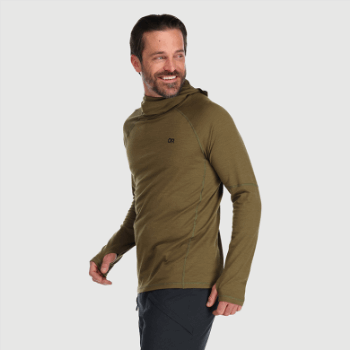 Outdoor Research Alpine Onset Merino 150 Sudadera Con Capucha Para Hombre Loden