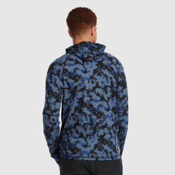 Outdoor Research Alpine Onset Merino 150 Sudadera Con Capucha Para Hombre Camo Azul Marino