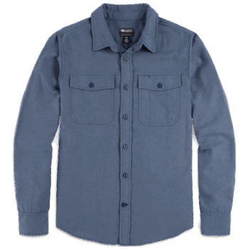 Camisa De Franela De Comentarios Para Hombres De Investigación Al Aire Libre Nimbus Claro