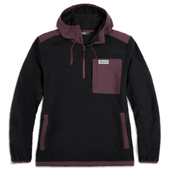 Outdoor Research Sudadera Con Capucha De Mezcla De Senderos Para Hombre, Negro/alce