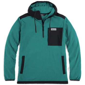 Sudadera Con Capucha De Mezcla De Senderos Para Hombres De Investigación Al Aire Libre Lago Profundo / Negro