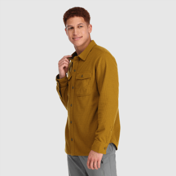 Outdoor Research Men's Trail Mix Camisa Chaqueta Tapenade
