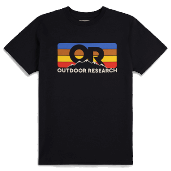 Camiseta Negra De Rayas De Investigación O Defensor Al Aire Libre