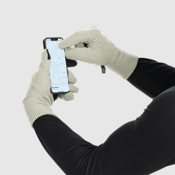 Guantes De Mezcla De Senderos Para Hombres De Investigación Al Aire Libre Pedernal