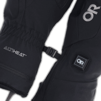 Guantes Softshell Calefactables Sureshot Para Hombre De Investigación Al Aire Libre, Negros
